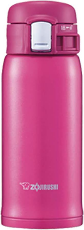 Zojirushi SM-SF36-AD Bouteille d'eau, boisson directe, ouverture d'une seule pression, mug en acier inoxydable, 12,2 fl oz (360 ml), bleu marine