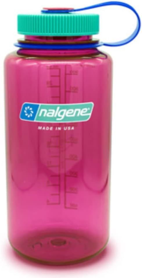 Nalgene Sustain Tritan Bouteille d'eau sans BPA fabriquée avec des matériaux dérivés de 50 % de déchets plastiques, 946 ml, large ouverture