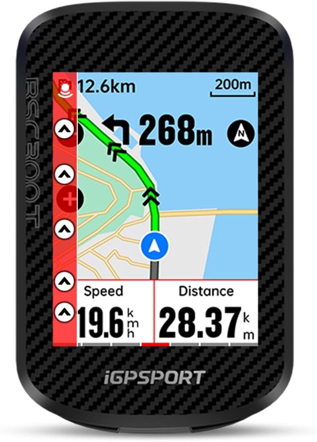 iGPSPORT BSC300T Compteur Velo sans Fil, Map Navigation Écran Tactile 2,4’’