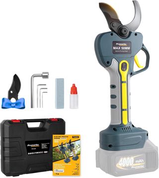 Sécateur Électrique 40 mm avec 2 Batteries, pour Arbres Fruitiers
