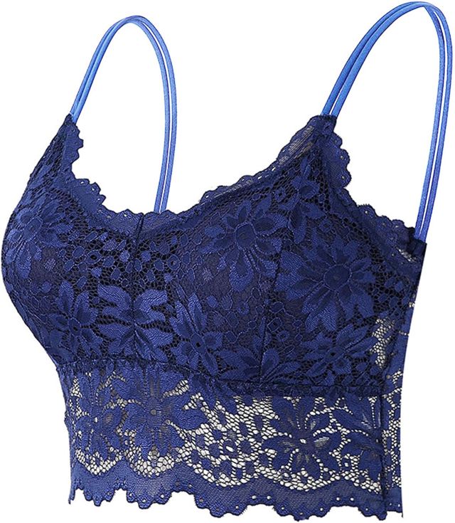 Soutien Gorge sans Armature Dentelle Femme Sexy- Lingerie Chic Et Élégants Couleur Unie Caraco Bustier sous-Vêtements Camisole pour Le Jogging Le Yoga Confortable Classiques Brassière
