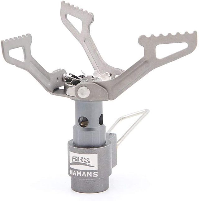 Hamans BRS-3000T Backpack Titanium Stove Réchaud à gaz de Camping Ultraléger Seulement 25g, avec 1 Joint torique de Rechange