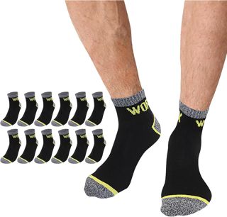 Chaussettes Homme 43-46 39-42 Chaussettes de Travail Homme 12 Paires Chaussette Homme WORK SOCKS Socquettes Homme Classiques