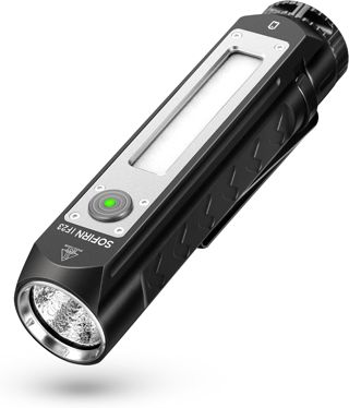 sofirn IF23 Lampe Torche LED Ultra Puissante 4000 Lumens Lampe de Poche Rechargeable Type C avec Lumière Latérale COB, Torches Polyvalente LED Multicolore EDC Lampe Adaptée à Un Usage Quotidien