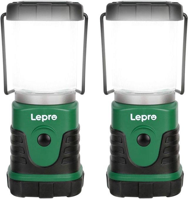 Lepro Lot de 2 Mini Lanternes Camping LED IPX4