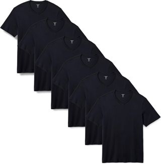 Amazon Essentials T-Shirt à Manches Courtes, Coupe Standard Homme, Lot de 6