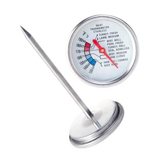 PRETYZOOM Thermomètre à Steak en Acier Inoxydable Sonde Précise et Surface Lisse pour Cuisson Viande au Barbecue Cuisine