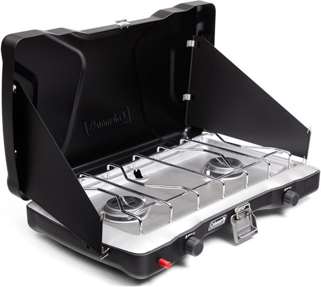 Coleman Triton Instant Start Réchaud de camping à gaz propane 2 brûleurs