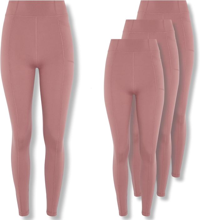 FM London Lot de 3 leggings taille haute