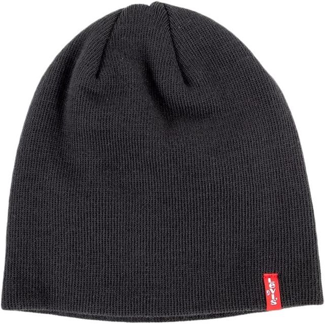 Levi's Bonnet - Mixte Noir (Noir Regular Black 59) Large (Taille fabricant: L/XL)