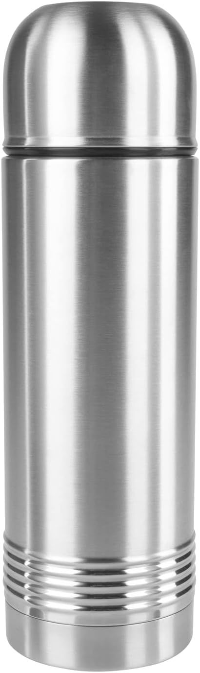 Emsa Senator Bouteille isotherme en acier inoxydable - Gourde 1L inox