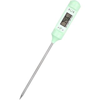 MAGICLULU Thermomètre Électronique Cuisine Sonde de Précision en Acier Inoxydable, Lecture Précise Température pour Cuisson et Alimentation