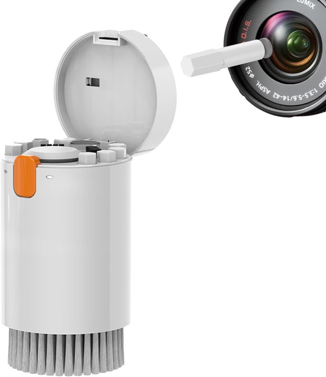 Kit de nettoyage pour ordinateur portable – Brosse d'entretien électronique compacte, organisateur de gadgets techniques | Ensemble de lingettes d'écran faciles à transporter avec outils à poils