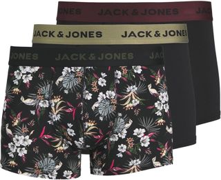 Jack & Jones Jactiger Microfiber Trunks Lot de 3 Caleçon Boxeur Homme