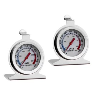 UKCOCO 2pièces Thermomètre De Four Acier Inoxydable Pour Cuisine Barbecue Et Autres Méthodes De Cuisson Avec Mesure Précise Et Rapide Température