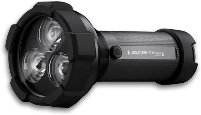 Ledlenser P18R Work Lampe torche rechargeable, 4500lm, 720m portée, IP54