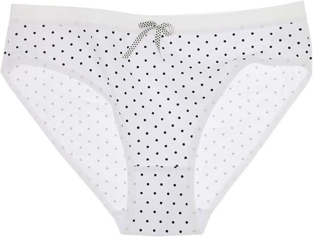 Lot de Culotte Femme Taille Haute Femme Femme Coton Basique sous-Vêtements Bikini Polka Culotte Culottes Femmes Dim