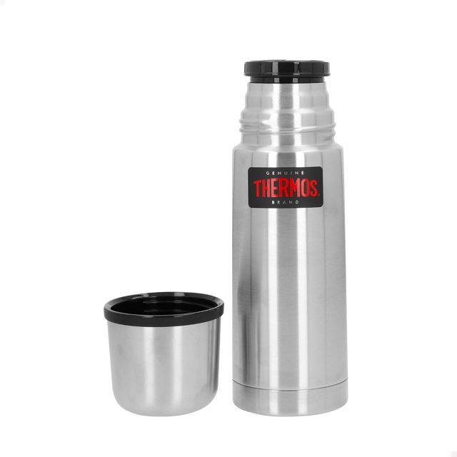 Thermos - Bouteille isotherme - Thermax - 1 Litre - Argent