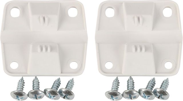 Coleman Charnières de rechange pour refroidisseur (lot de 2), fixation parfaite pour charnières endommagées, comprend 2 charnières en plastique durable et 8 vis de montage, adaptées pour différents