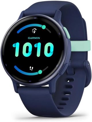 Garmin vívoactive 5, Montre connectée GPS Sport & santé, Bleu Marine, 42mm