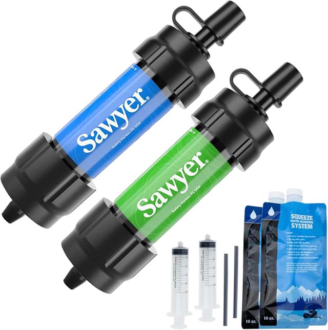 awyer Mini Filtre à Eau - Camping Système de Filtration d'eau PointONE 0,1 Mikron Filtre Exclusive Colours (