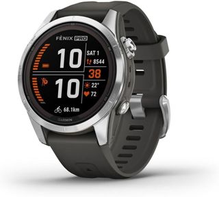 Garmin fēnix 7X Pro Solar, Montre GPS Multisports, Gris/Noir, Boîtier 51mm