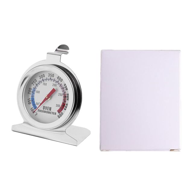 Thermomètre Four Acier Inoxydable 50-300°C Analogique Cuisson Viande Pizza