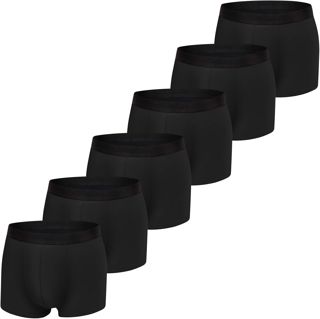 Boxer Shorts Mens (Pack of 6), Cotton Fitted Underwear Retro Trunks Breathable Briefs, Suitable for Leisure, Sports and Business, S, M, L, XL, XXL