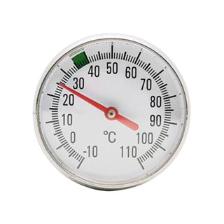 Zerodeko Thermomètre Alimentaire Inox à Sonde Précise pour Lait Café Eau la Cuisine