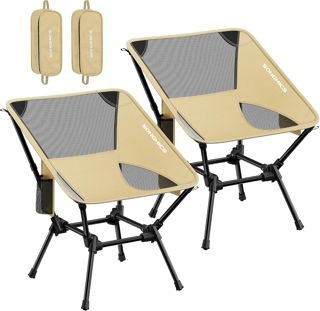 SONGMICS Chaise de Camping, Pliante, Hauteur Réglable