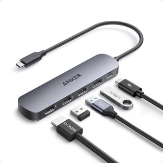 Anker Hub USB C, Concentrateur 7 en 1, Répartiteur HDMI 4K 60 Hz