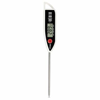Thermomètre étanche IPX7, Thermometre Cuisine Accessoire Termometre Cuison Instantanée, Sonde Inox 12,7 cm pour Viande, BBQ, Cuisson, Eau, Lait, Bougies, Température de -50°C à 300°C