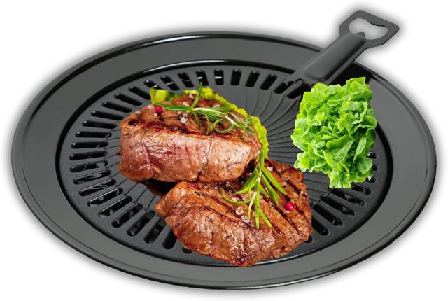 INVIDA Camping Jack Grille de barbecue pour réchaud à gaz portable Ø 32 cm