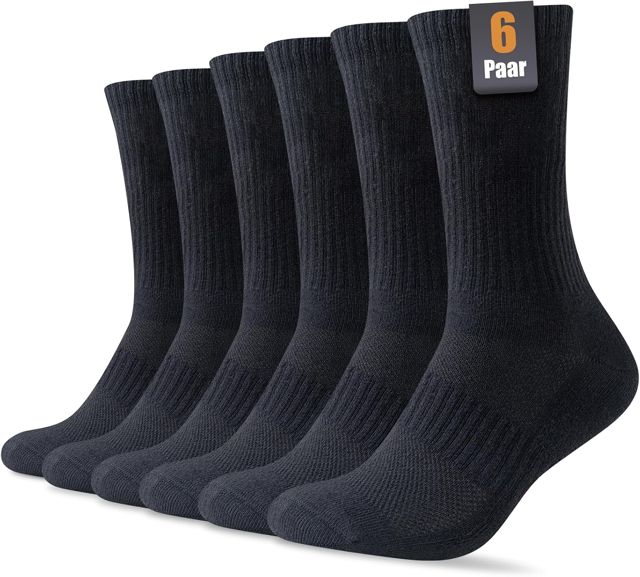 SockWaddles Chaussettes Homme Femme, Chaussettes Sport Coton, 6/10 Paires