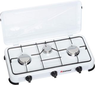 Réchaud à gaz FireFriend - 2 brûleurs - 2 x 1500 watt