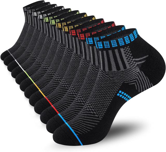 Chaussette Homme Femme, Chaussettes Basses Courte Homme, Lot de 6 Paires Chaussette Homme en Coton Respirant et Anti-transpiration, pour Running, Travail, Sport, Marche, Casual
