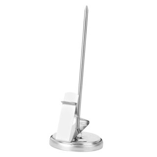 POPETPOP Thermomètre Résistant à Haute Température de Barbecue Précis en Acier Inoxydable Blanc pour Cuisson Cuisine et Grillades