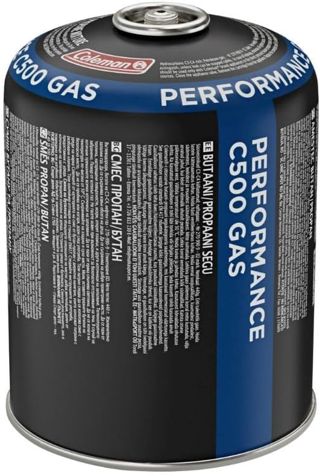 Coleman Cartouche de Gaz à Valve C500 Performance, pour Réchauds de Camping Cartouche Compacte et refermable