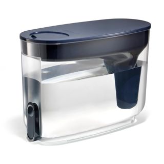 LifeStraw Home – Distributeur de filtre à eau, 18 tasses, bleu nuit, sans BPA pour la protection contre les contaminants de l'eau du robinet, y compris les bactéries, les parasites, les