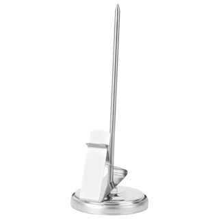 BESPORTBLE Thermomètre Précises Barbecue en Acier Inoxydable Blanc pour Facile à Utiliser Ranger, Cuisine et Grillades