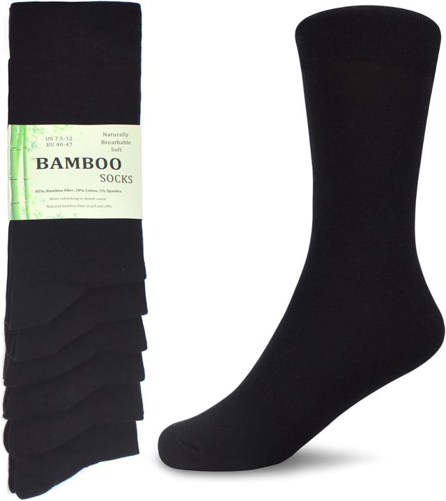 WeciBor Sans Coutures Chaussettes en Bambou Respirantes Pour Hommes Femme