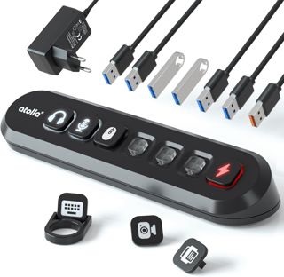 Hub USB Alimenté, atolla Hub USB 7ports(6port USB 3.0 +1port Charge Rapide)