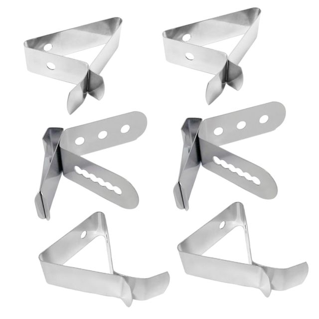 6 Pinces Thermomètre Inox, Clips Sonde Café la Cuisine