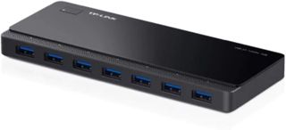 TP-Link USB 3.0 Micro B 7-Port Hub with 12V/2.5A Power Adapter and 1m USB3.0 Cable, Compatible with Windows, Mac OS X and Linux Systems (UH700), Black
