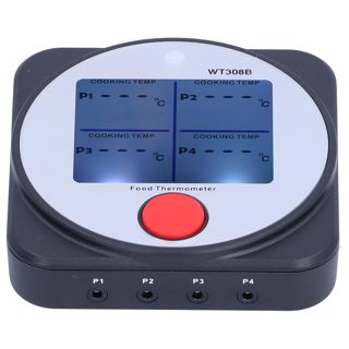Yosoo Health Gear Thermomètre pour Barbecue, Thermomètre Alimentaire Bluetooth ABS avec Rétroéclairage LCD, Réponse en 2 Secondes, 32 à 572 Degrés Fahrenheit, pour Griller, Fumer, Pique-nique, Cuisine