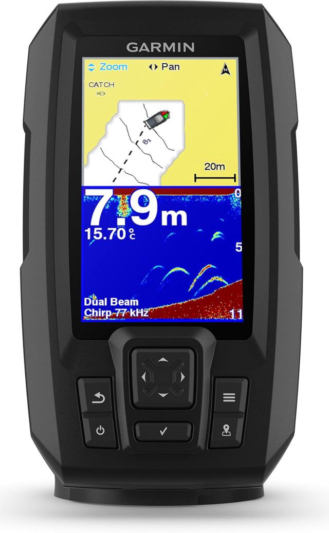 Garmin Striker Plus 0753759184162 Striker Plus 4 Détecteur de pêche Chirp Noir Taille Unique