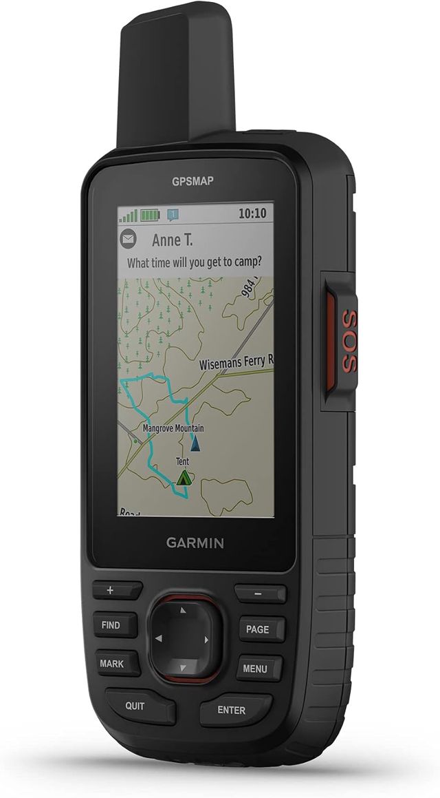 Garmin GPSMAP 67i GPS Portable Robuste avec Technologie Satellite inReach®, Messagerie bidirectionnelle, SOS interactif, cartographie