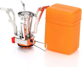 Extérieur Mini Gaz Camping Poêle Portable Pliable Brûleur Réchaud