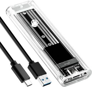 Boîtier SSD M.2 SATA NGFF USB C Mini Adaptateur M2 Sata sans Outils 5gbps Pour Compatible Avec Ngff 2230 2242 2260 2280 B / B+m Key, Transfert Rapide, Installation Sans Outil Non Compatible NVMe / M-K