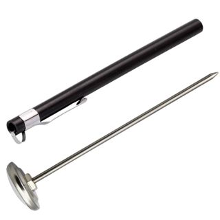 Toyvian Thermomètre Alimentaire en Acier Inoxydable Mini Cuisine Thermomètre à Café et Lait Lecture Rapide Haute Précision Usage Maison et Restauration sans Pile Couleur Argenté et